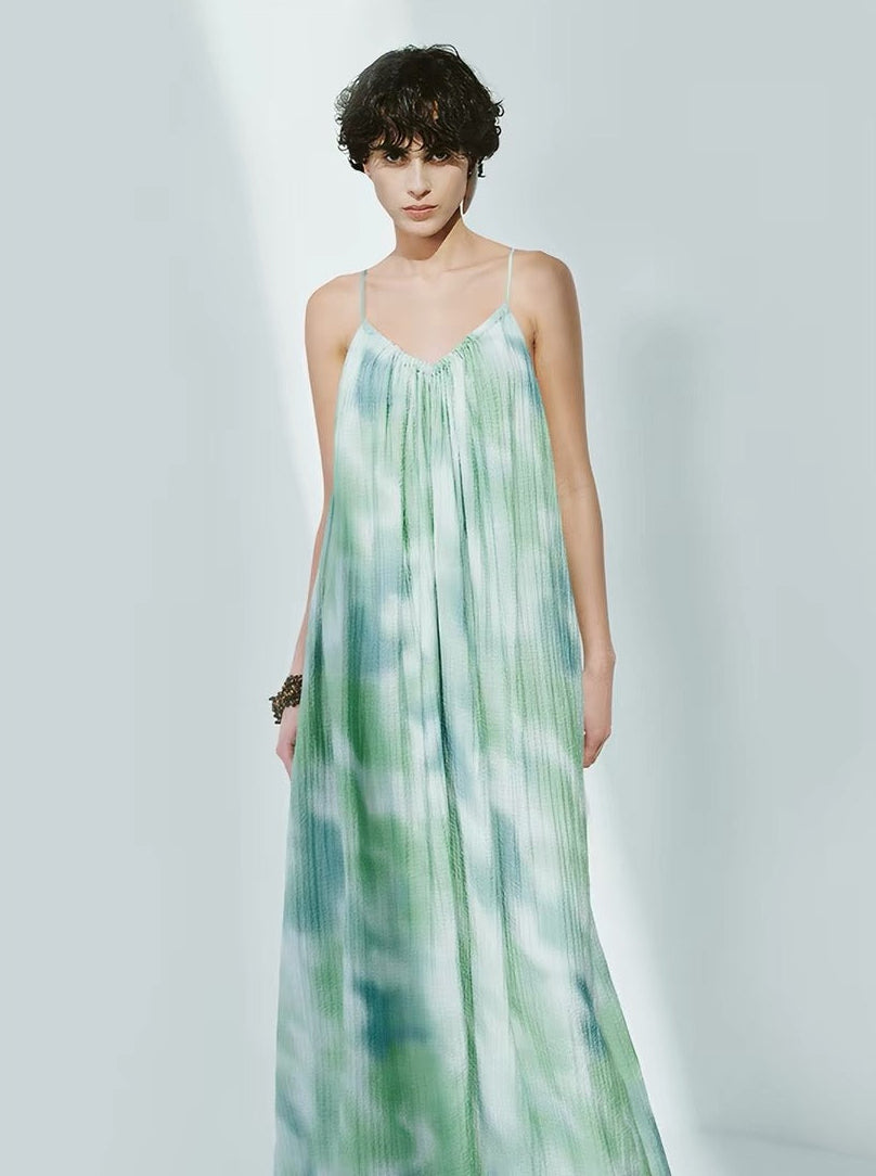 Elowen Watercolour Maxi Dress