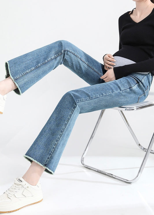 Klare Flared Jeans with Raw Cut