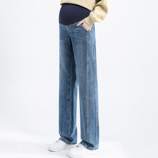 Straight-Cut Palazzo Jean Blue