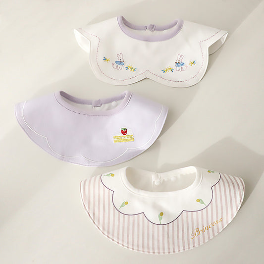 Nautical-Themed Reversible Baby Bibs