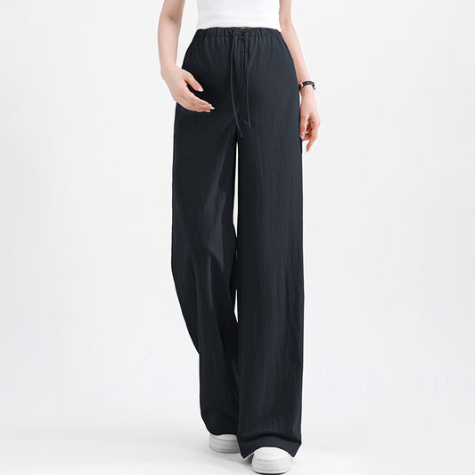 Spring-Summer Wide-Leg Maternity Pants