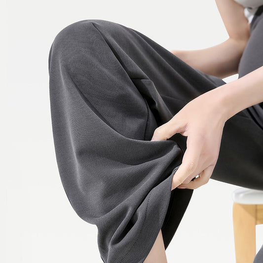 Over Bump Straight Leg Modal Pants