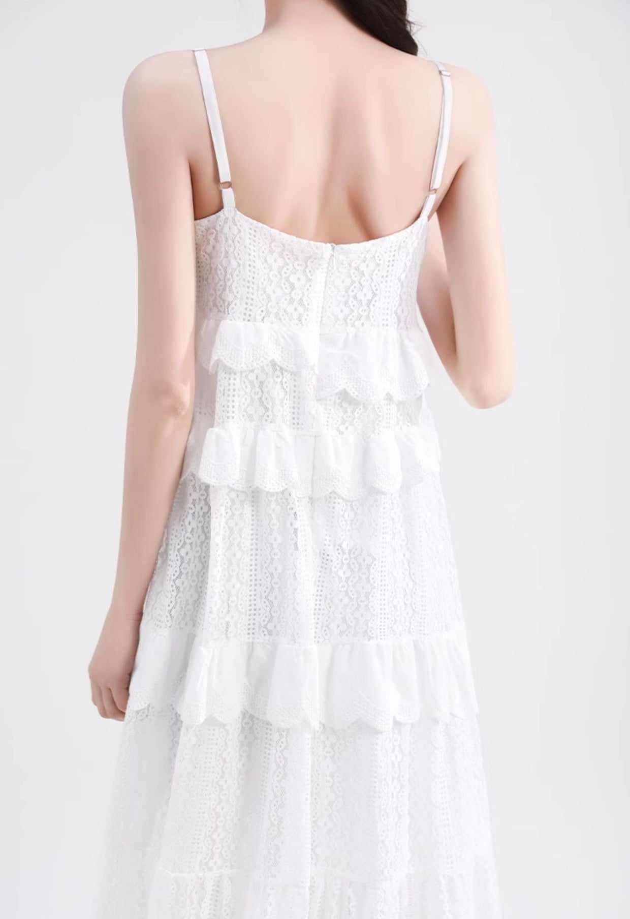 Lace V-Neck Two-Piece Lace Dress Set