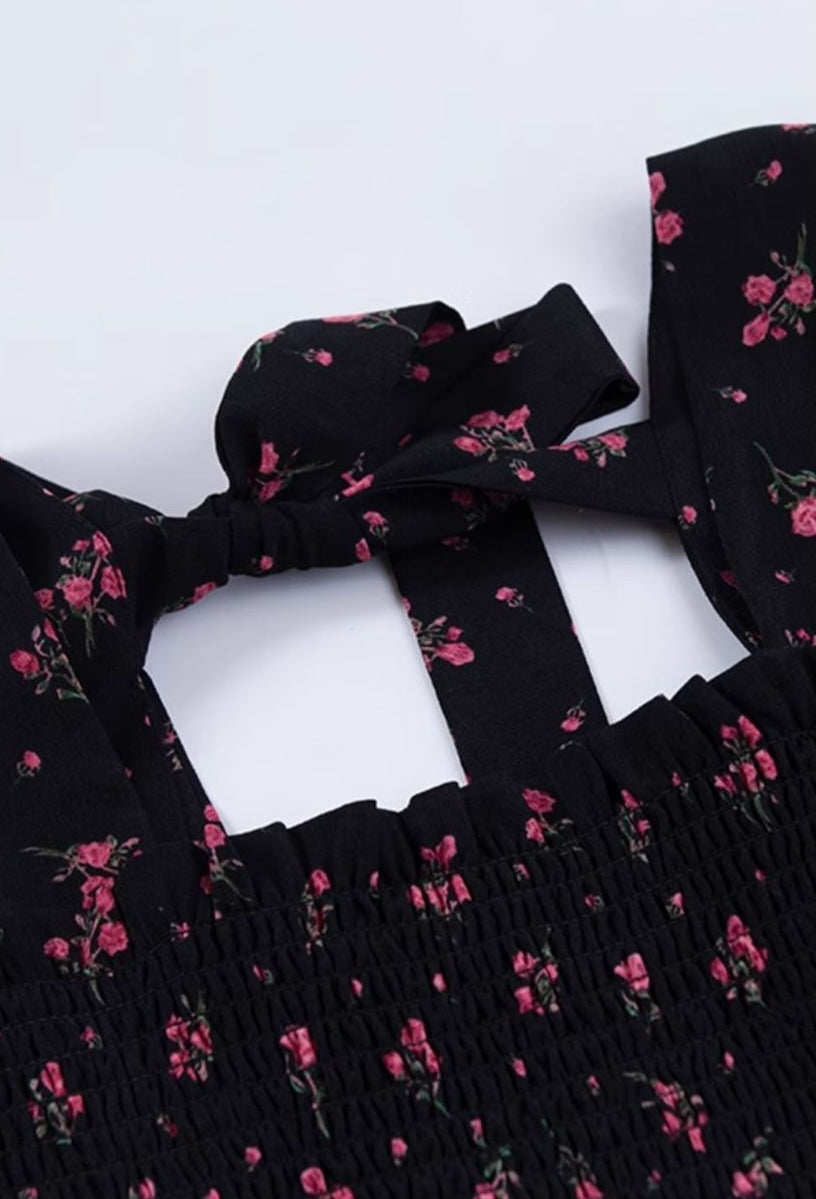 Floral Print Maternity Dress