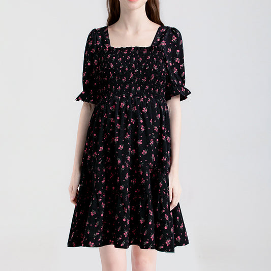 Floral Print Maternity Dress