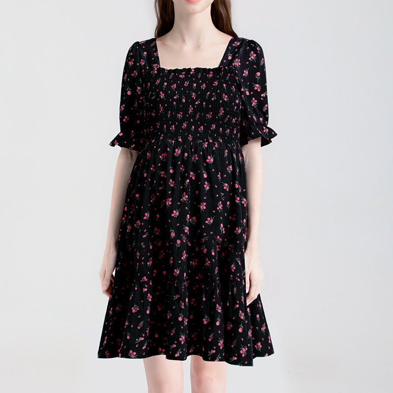 Floral Print Maternity Dress