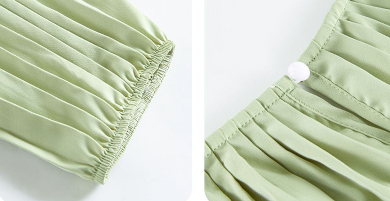 Loose Fit Pleated Midi Dress