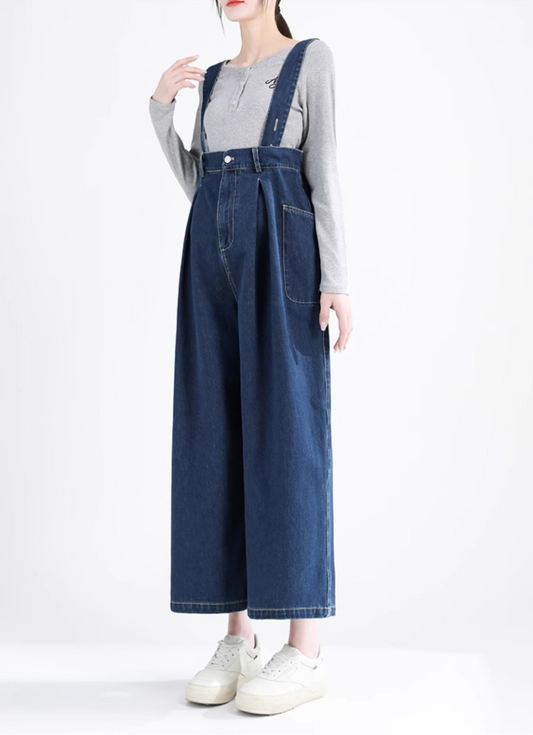 Roomy High Waist Overall