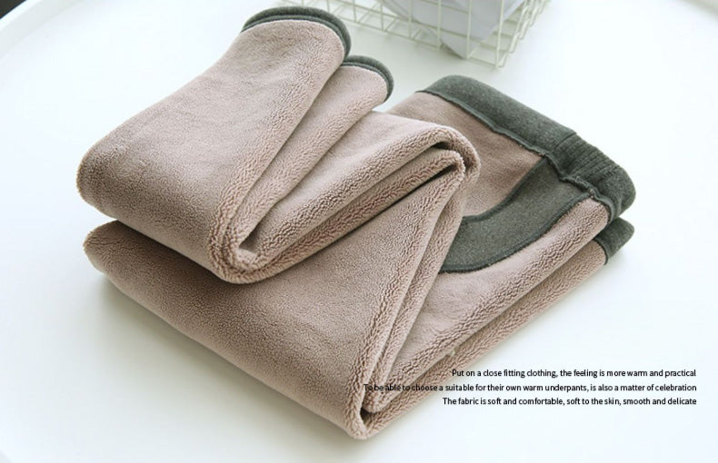 Thick Fleece-Lined Maternity Tapered Ankle Leggings