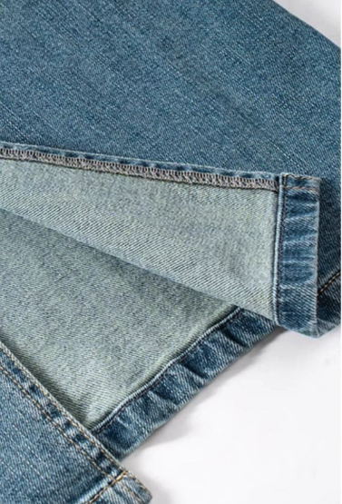 Denim A-Line High Waist Maxi Skirt