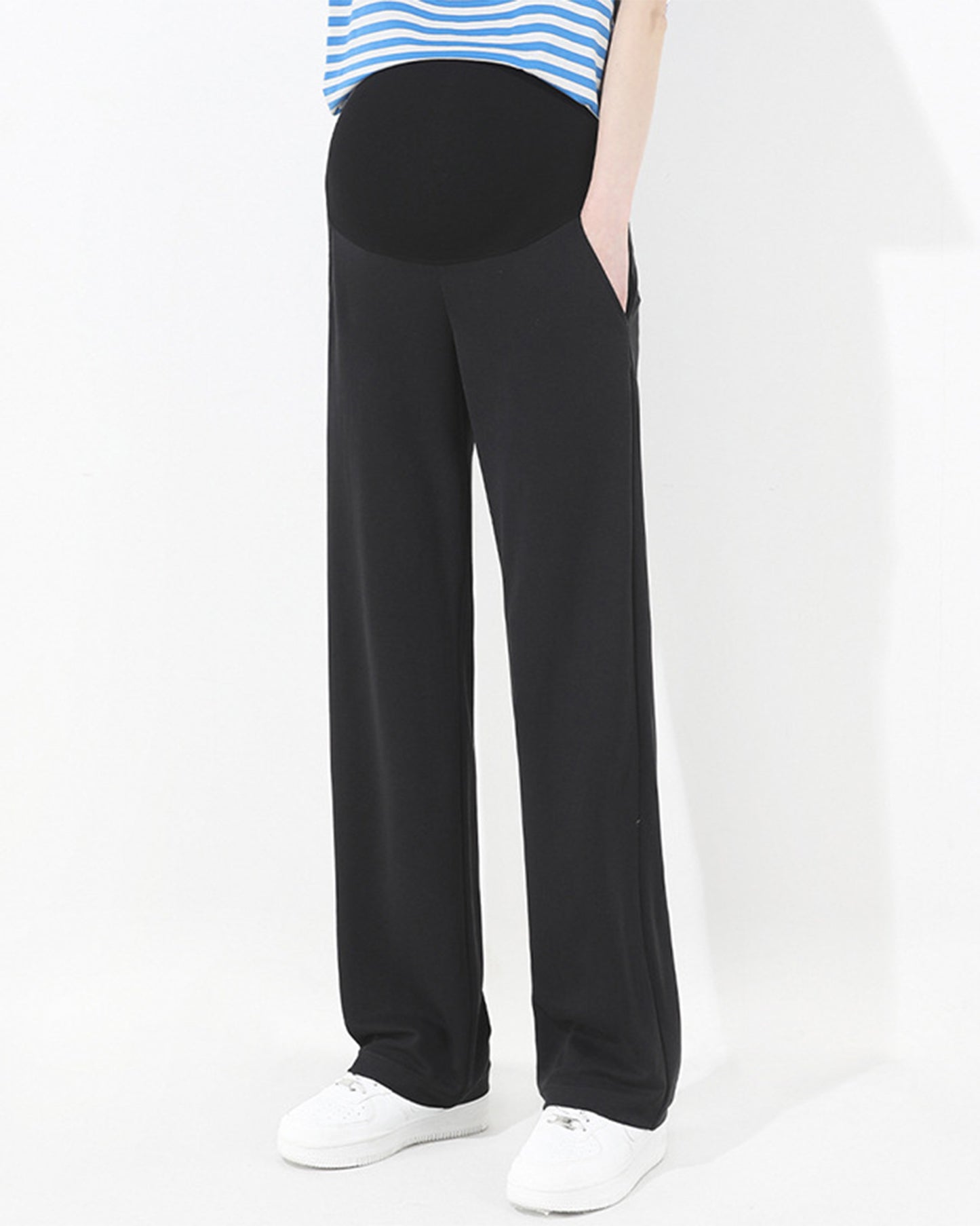Over Bump Straight Leg Modal Pants