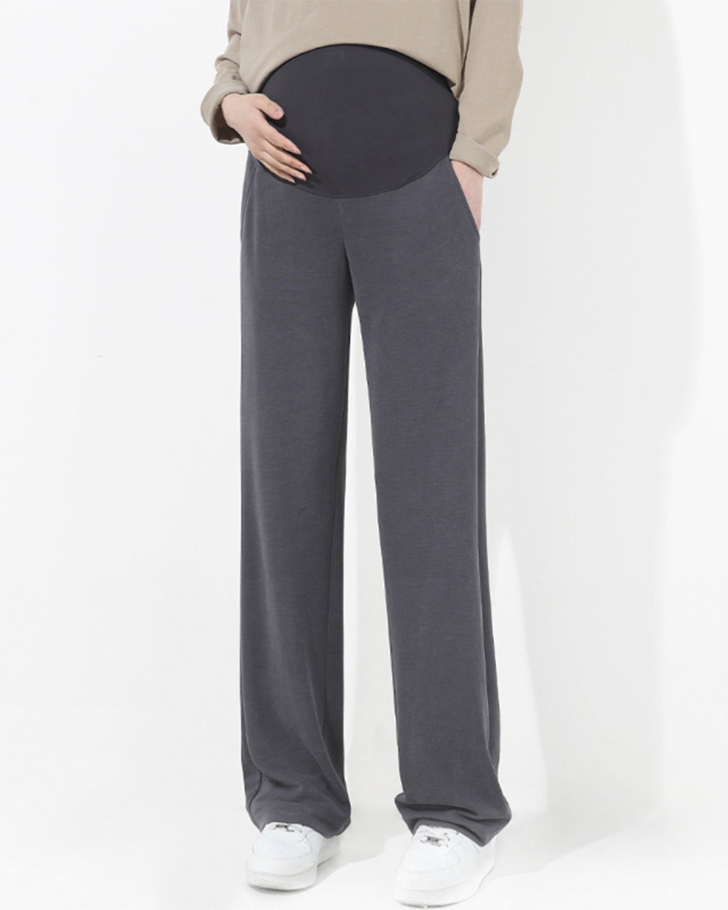 Over Bump Straight Leg Modal Pants