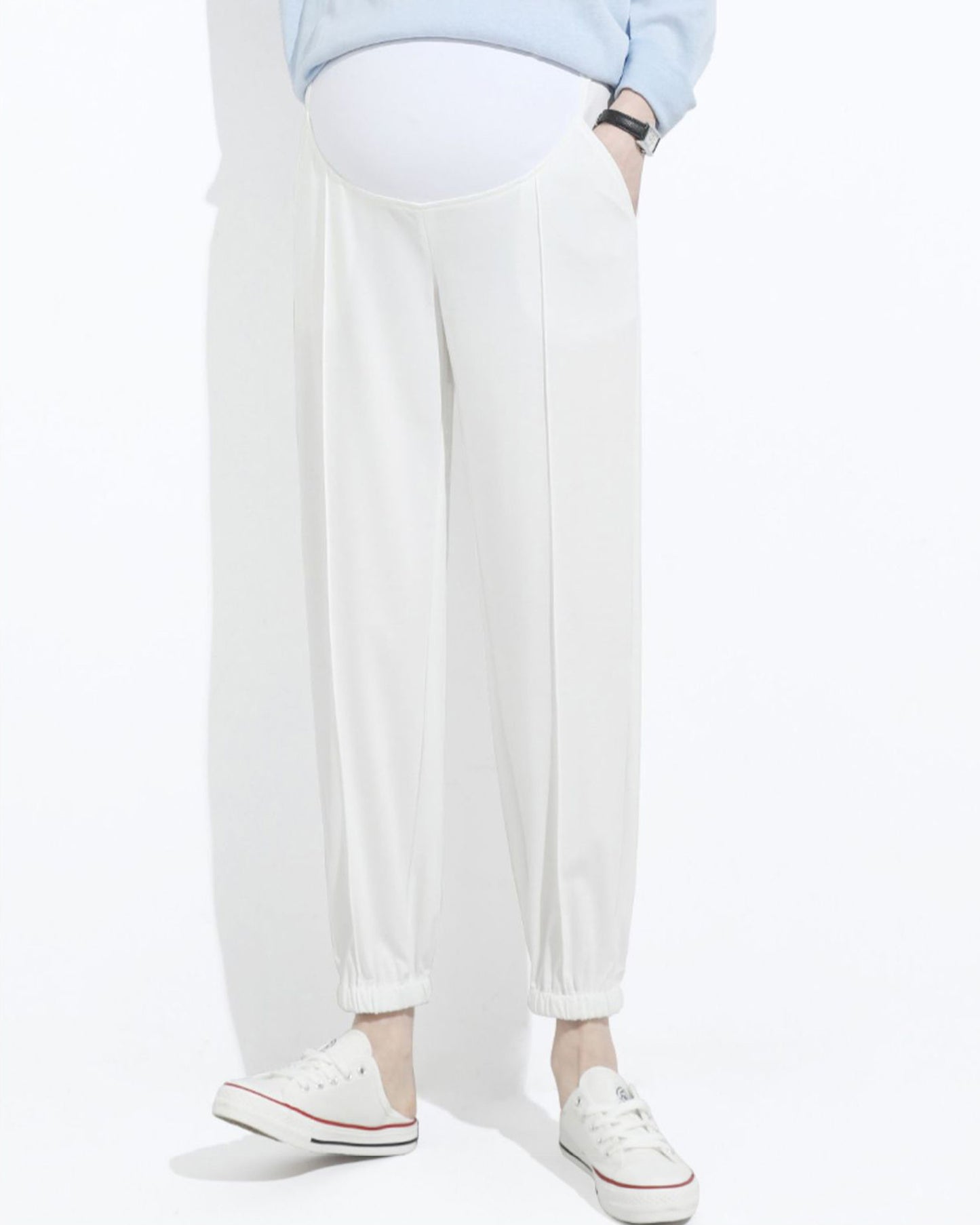 Summer Harem Ankle Banded Pants