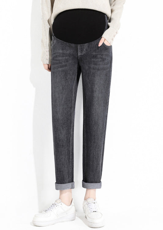 Spring Autumn Straight Leg Jeans