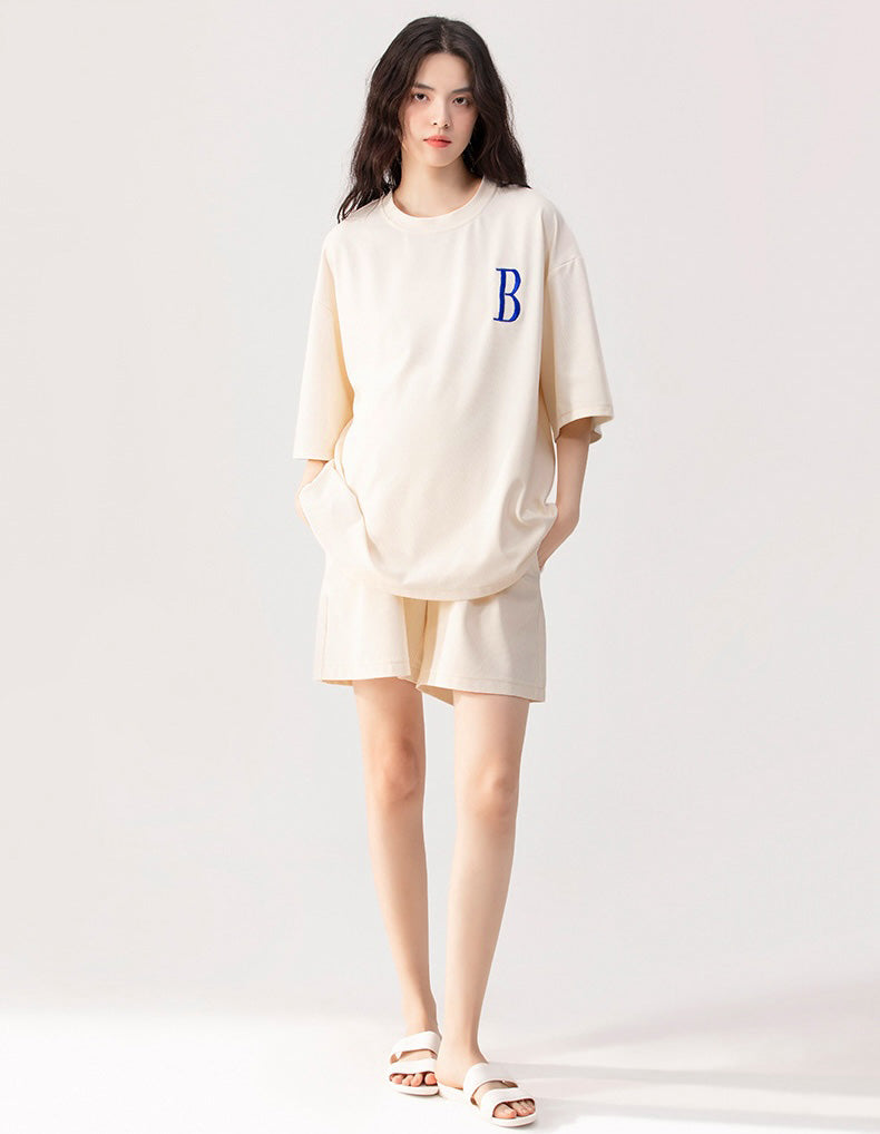 Summer Vibe Two-Piece Set Beige