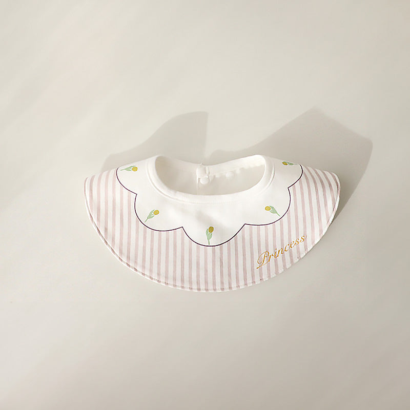 Nautical-Themed Reversible Baby Bibs