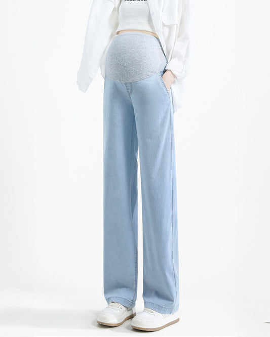 Loose Fit Cotton Silk Jeans Summer Cool