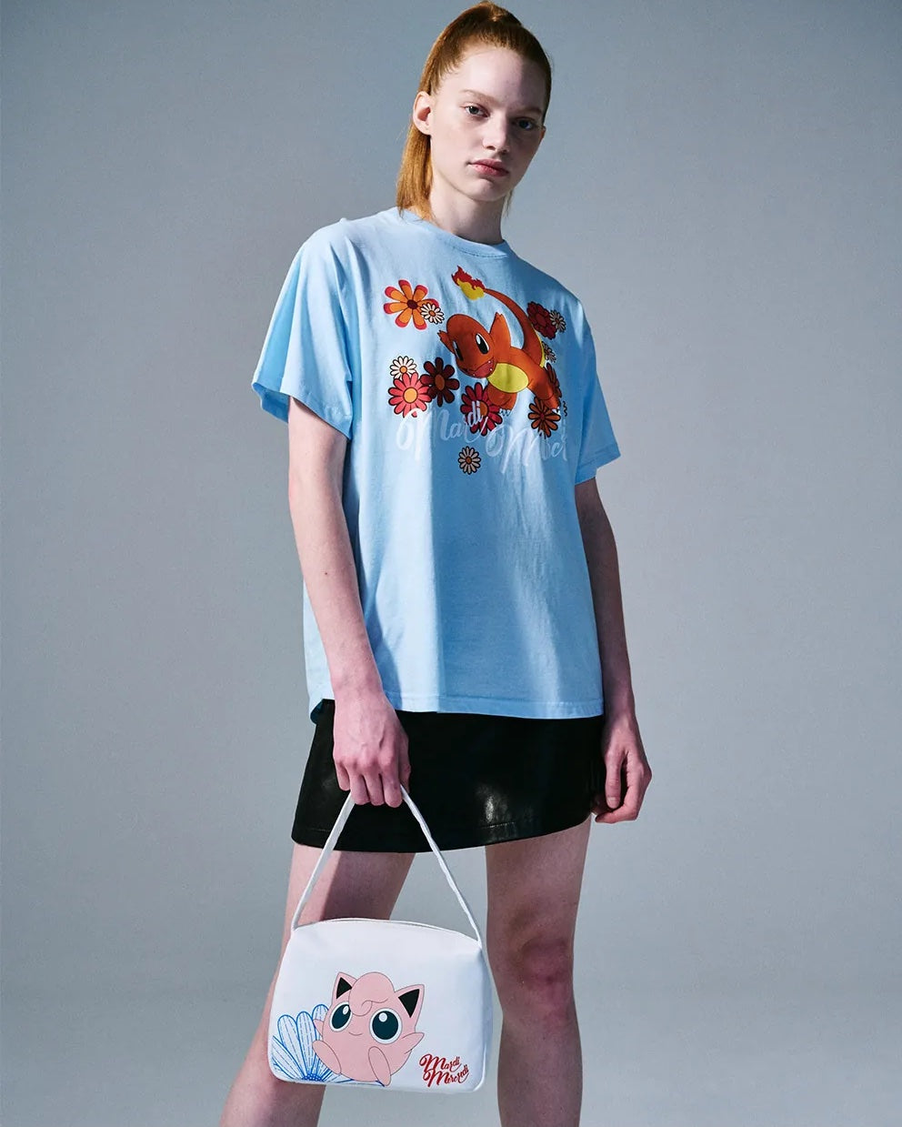 Mardi Mercredi x Pokémon T-shirt Blossom Hitokage Sky