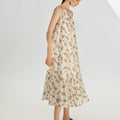 Freya Paisley Tie-Neck Maxi Dress