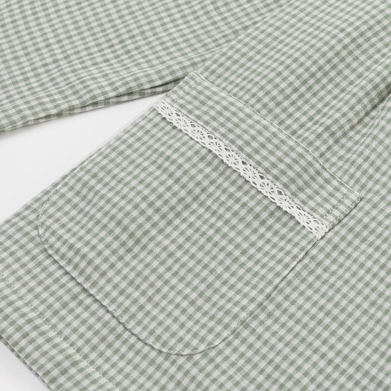 Maternity & Nursing Side Seamless Double Gauze Pajamas