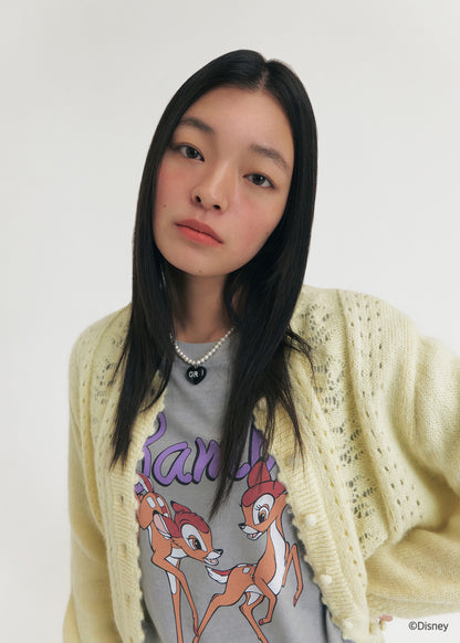 GROVE 23SS Disney Bambi T-Shirts
