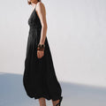Kaia Shirred-Waist Maxi Dress