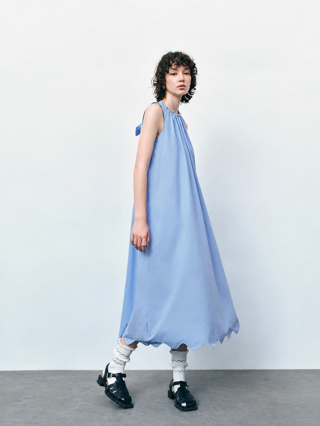 Celeste Bow-Back Maxi Dress