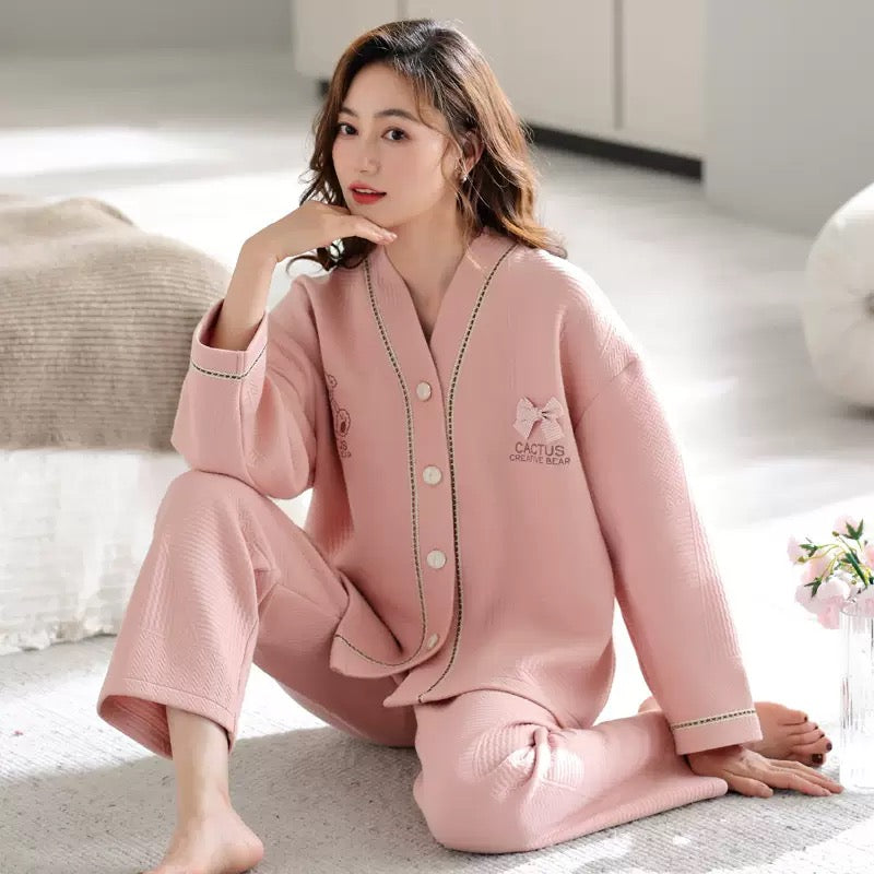 Nursing Bellflower Floral Summer Pyjama