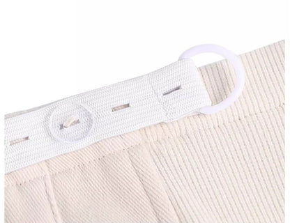 Beige Maternity Tapered Pants