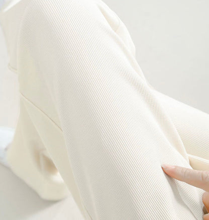Chenille Maternity Palazzo Pants Khaki