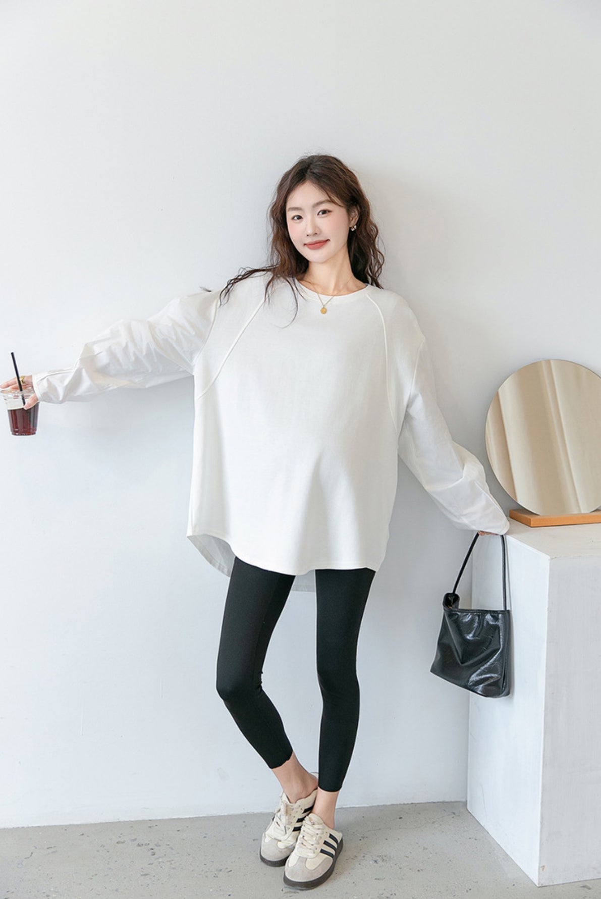 Loose-Fit Casual Maternity Top