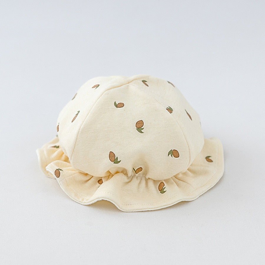 Baby Double-Layer Cotton Bucket Hat (0-8 months)