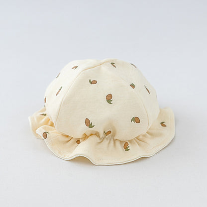 Baby Double-Layer Cotton Bucket Hat (0-8 months)