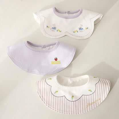 Nautical-Themed Reversible Baby Bibs