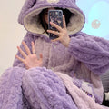 StellaLou Fleece Fluffy Fuzzy Warm Pyjama Set