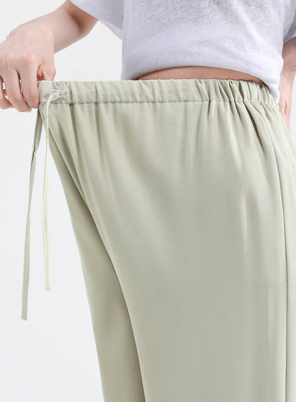 Light & Breezy Palazzo Pants Apricot Ash