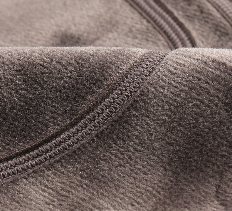 Thick Fleece-Lined Maternity Footed Tights