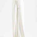 Maternity Drawstring Straight-Leg Pants White