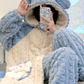 Cinnamoroll White Fleece Fluffy Fuzzy Warm Pyjama Set