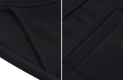 Straight Drop Suit Trousers