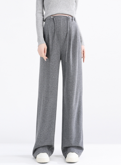 Fləfē Wide Leg Pants Light Grey