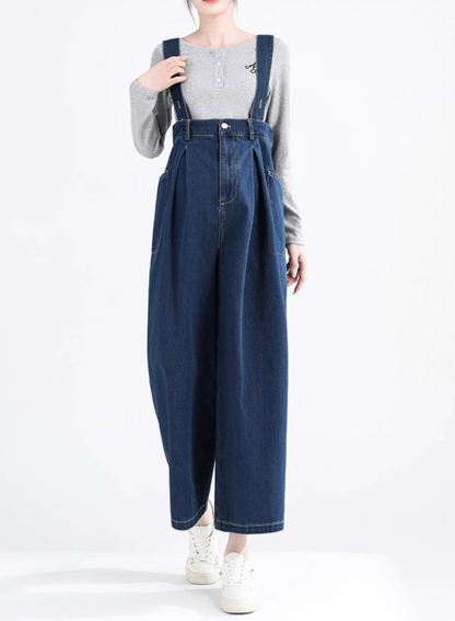 Roomy High Waist Overall