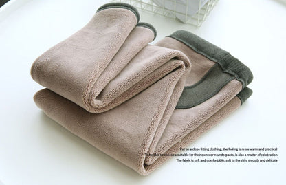 Thick Fleece-Lined Maternity Tapered Ankle Leggings