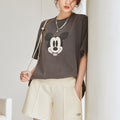 Causal Cotton Ribbed Shorts