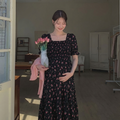 Floral Print Maternity Dress