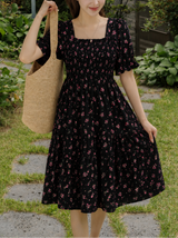 Floral Print Maternity Dress