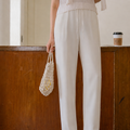 Loose-Fit Drawstring Straight-Leg Pants