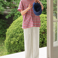 Maternity Drawstring Straight-Leg Pants White