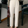 Loose-Fit Drawstring Straight-Leg Pants