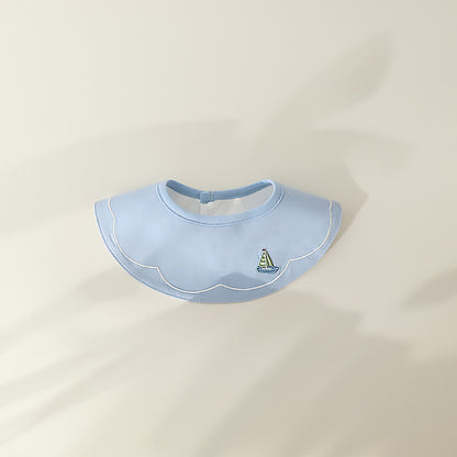 Nautical-Themed Reversible Baby Bibs
